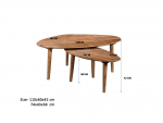 Salontafel xavier Set van 2 - Giga Meubel