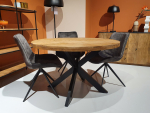 Eetkamertafel Rocky Rond Spider 150cm - Giga Meubel