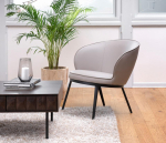Fauteuil Gain Taupe Faux Leather - Giga Living