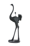 Light & Living Vloerlamp Ostrich Mat Zwart 146cm