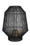 Light & Living Tafellamp Vitora Mat Zwart Ø37x46cm