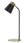 Light & Living Bureaulamp Braja Mat Zwart 55cm