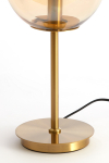 Light & Living Tafellamp Medina Glas Amber Ø20x43cm