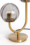 Light & Living Tafellamp Magdala 2-Lichts Glas/Goud 43cm