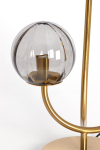 Light & Living Tafellamp Magdala 3-Lichts Glas/Goud 60cm
