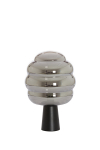 Light & Living Tafellamp Misty Mat Zwart Ø30x46cm