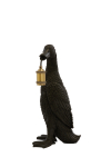 Light & Living Tafellamp Duck Zwart 48,5cm