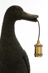 Light & Living Tafellamp Duck Zwart 65cm