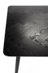 Eettafel Fabio 160cm zwart Essen Fineer