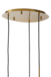 Light & Living Hanglamp Mayson 3-Lichts Glas Goud 160cm