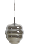 Light & Living Hanglamp Misty Smoke Glas Ø45cm