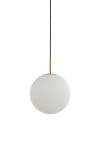 Light & Living Hanglamp Medina Glas Mat Wit Ø25cm