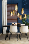 Light & Living Hanglamp Maeve 7-Lichts Glas Goud 100cm