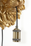 Light & Living Wandlamp Lion Antiek Brons 33x40cm
