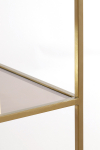 Light & Living Wandkast Mariki Open 5-Laags Metaal & Glas Goud 110x180cm