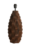 Light & Living Lampvoet Takabe Mangohout Chocolade Bruin 46cm