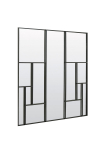 Light & Living Spiegel Refar Mat Zwart 120x120cm
