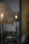 Light & Living Vloerlamp Finou Antiek Brons+Mat Zwart 162cm
