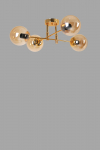Hanglamp Dolunay Metaal Goud 4-Lichts