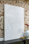 Coco Maison Schilderij Master Strokes 120x180cm Wit