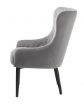 Fauteuil Ottowa Grijs Velvet - Giga Living