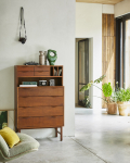 HKliving Wooden Secretairy Stained