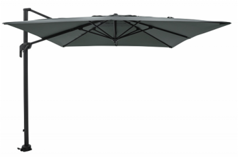 Parasol Colmar Hang Donkergrijs Alu 250x250cm - Giga Living