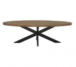 Livingfurn Eetkamertafel Rocky Ovaal 180cm