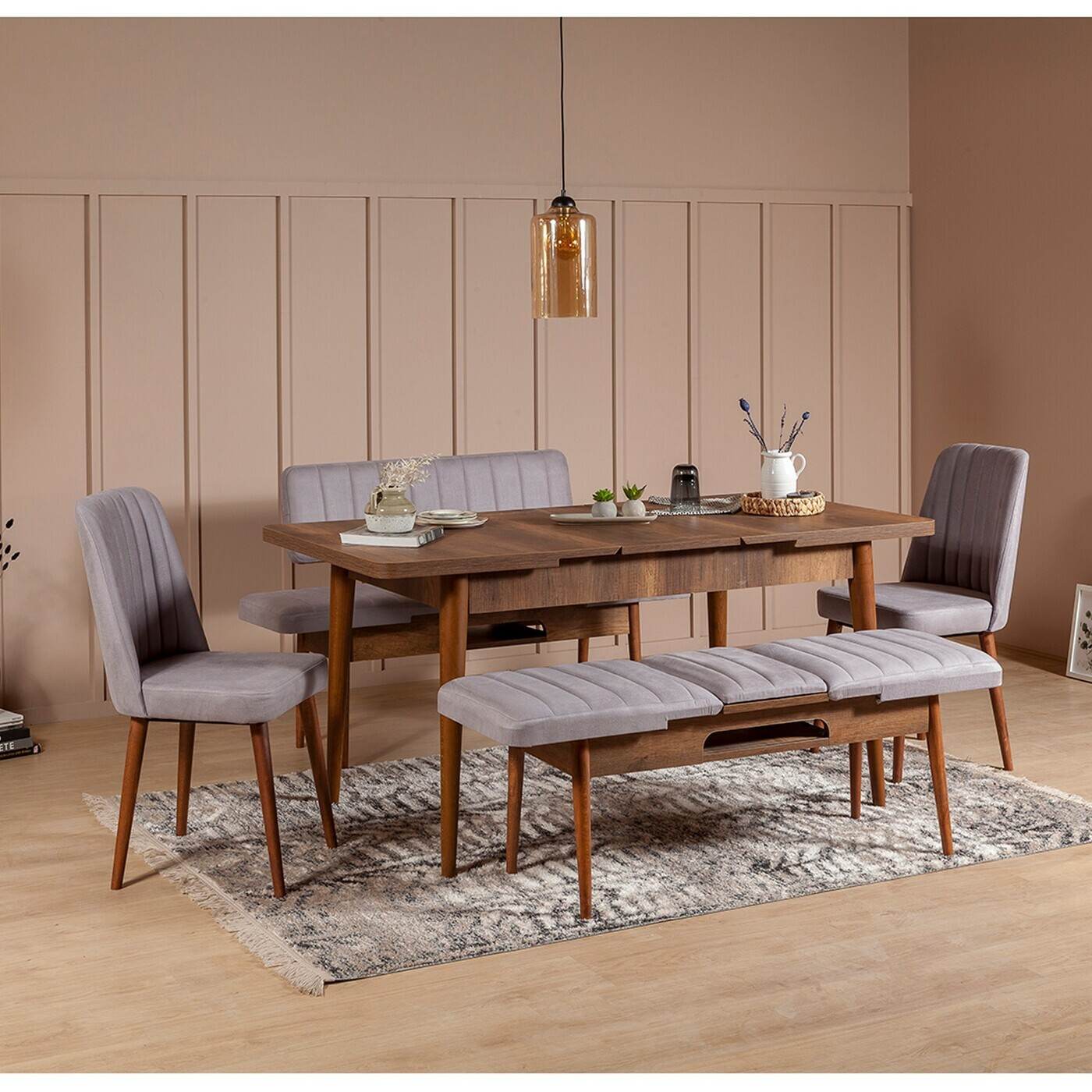 ZuidAmerika domesticeren langs Tafel & Stoelen Set (5 Stuks) Vina Melamine Walnoot Soho kopen? ⏩ Giga Meubel! - Giga Meubel ZuidAmerika domesticeren langs Tafel & Stoelen Set (5 Stuks) Vina Melamine Walnoot Soho kopen? ⏩ Giga Meubel! - Giga Meubel