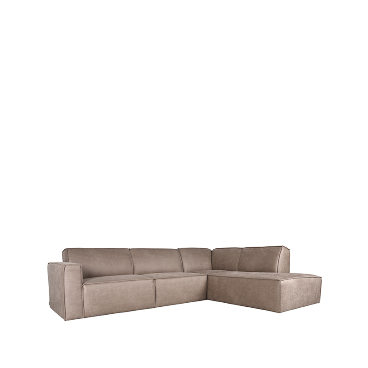 hoekbank suede