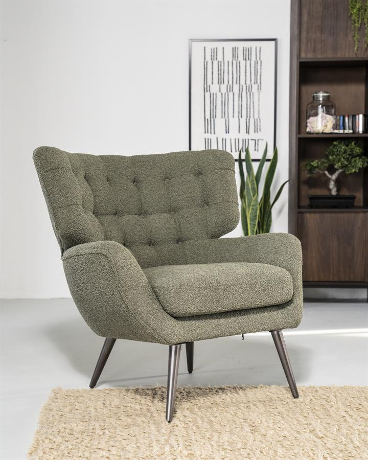 Nucleair De waarheid vertellen Intrekking Eleonora Fauteuil Peter - Groen Sfinx kopen? ⏩ Giga Meubel! - Giga Meubel