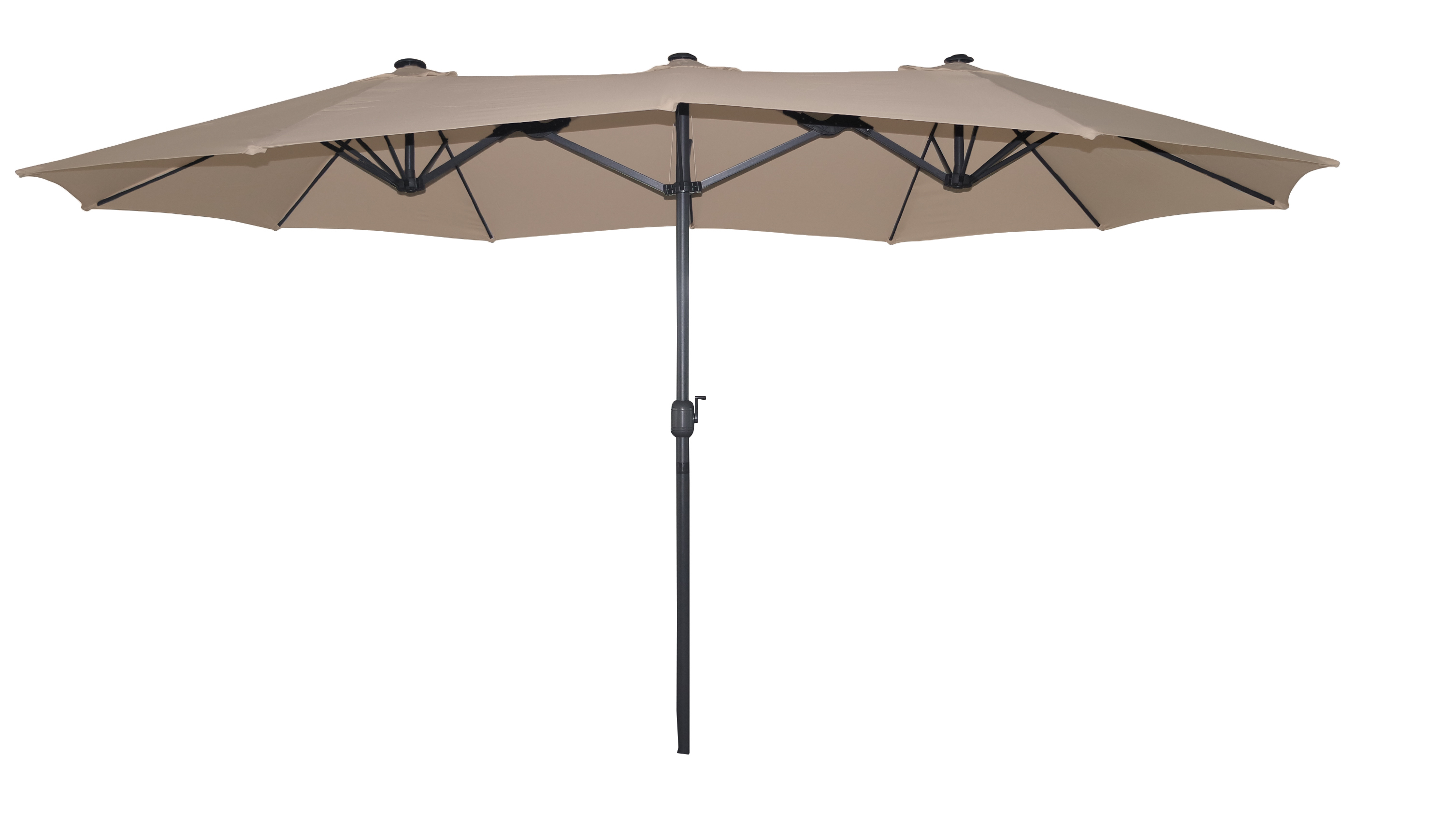 Gelukkig Serena Cornwall SenS-Line Parasol Marbella Taupe 270x450cm kopen? ⏩ Giga Meubel! - Giga  Meubel