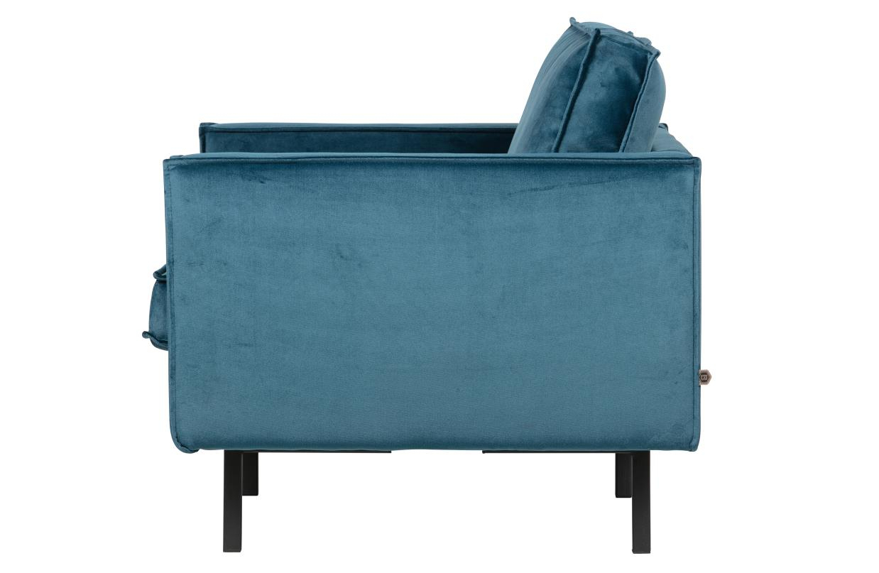 Kwijtschelding stimuleren parallel BePureHome Fauteuil Rodeo Velvet Blauw kopen? ⏩ Giga Meubel! - Giga Meubel