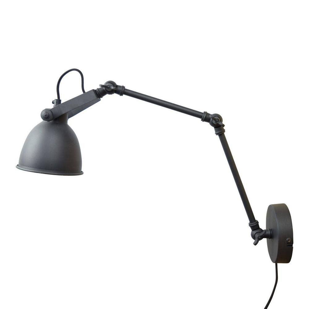 sturen Maan Verknald Wandlamp Desky Ø12cm. vintage black kopen? ⏩ Giga Meubel! - Giga Meubel