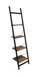 HSM Collection Decoratieve Ladder Mangohout/Ijzer Powdercoated Black