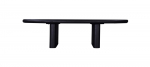 Salontafel Gin Zwart Ovaal 130cm - Giga Meubel