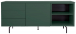 Tenzo Dressoir Plain Groen 180cm
