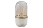 Woood Exclusive Flora Tafellamp Metaal Glas Grijs