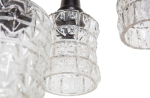 BePureHome Hanglamp Multiple Met 4 Glazen Zwart/Glas