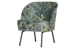 BePureHome Fauteuil Vogue Velvet Poppy Grijs