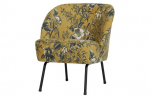 BePureHome Fauteuil Vogue Velvet Poppy Mosterd