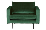 BePureHome Rodeo Fauteuil Velvet Green Forest