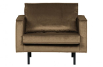 BePureHome Fauteuil Rodeo Velvet Taupe