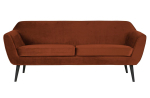 Woood Rocco sofa 187 cm fluweel roest