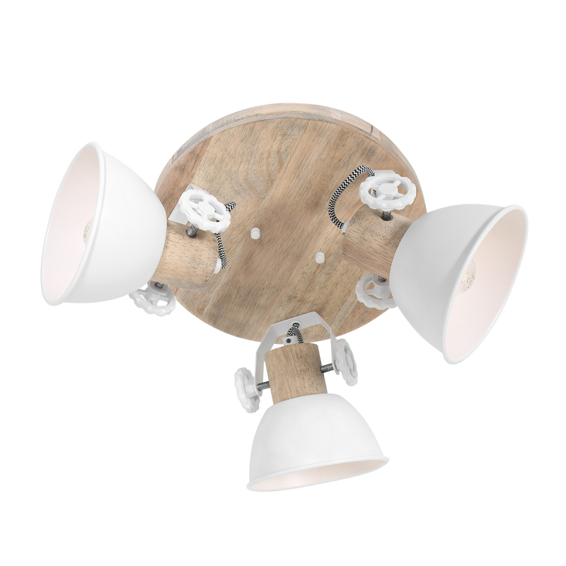 Steinhauer Gearwood Hanglamp 3-lichts Wit