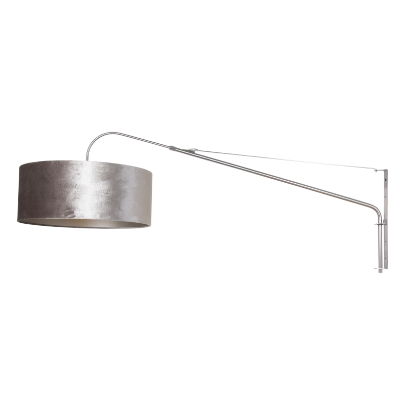 Steinhauer Elegant Classy Wandlamp Met Zilveren Kap Ø50cm