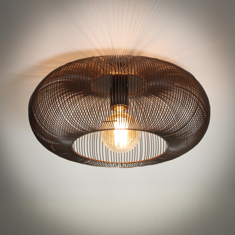 Plafondlamp 43cm Copper Twist - Giga Meubel