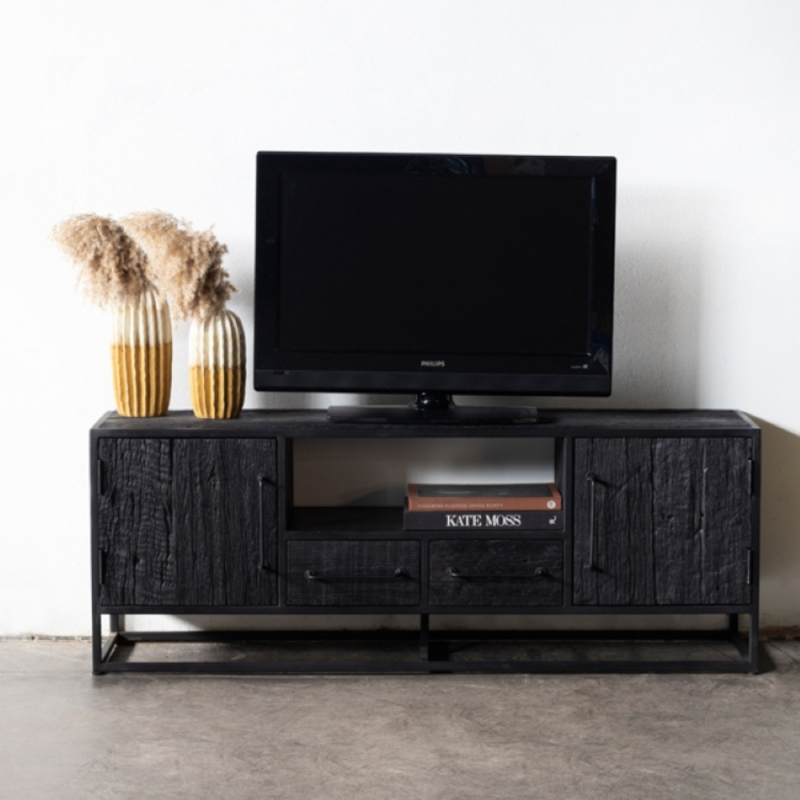 Tv-Meubel Pure Black 150cm - Giga meubel