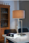 Light & Living Lampvoet Calgary Nikkel Satijn met Led 47,5cm