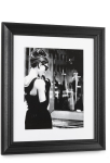 Coco Maison Schilderij Audrey Hepburn 73x63cm Zwart